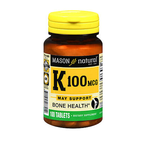 Mason, Vitamin K, 100 Mcg, 100 Tabs