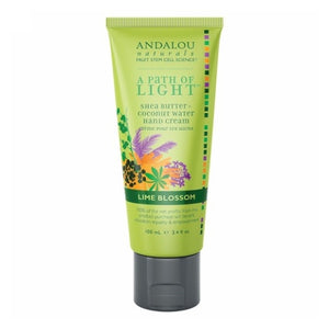 Andalou Naturals, A Path of Light Lime Blossom Hand Cream, 3.4 Oz