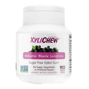 Xylichew, Xylichew Gum Licorice Jar, 60 Ct