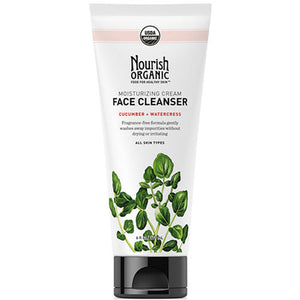 Nourish, Moisturizing Organic Face Cleanser, Cucumber 6 oz