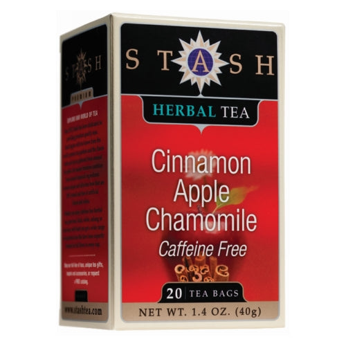 Stash Tea, Cinnamon Apple Chamomile Tea Caffeine Free, 20 Bags