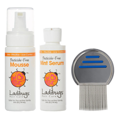 Ladibugs Inc, Lice Elimination Kit, 3 Pc