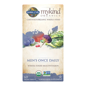 Garden of Life, mykind Organics Men Once Daily, 60 Tabs