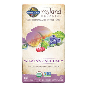 Garden of Life, mykind Organics Women Once Daily, 60 Tabs