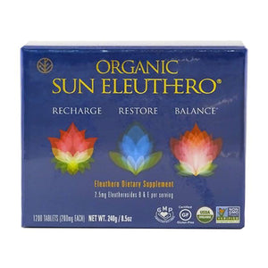 Sun Chlorella, Organic Sun Eleuthero, 8.5 Oz (1200 Tabs)