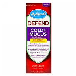 Hylands, Defend Cold & Mucus, 4 Oz