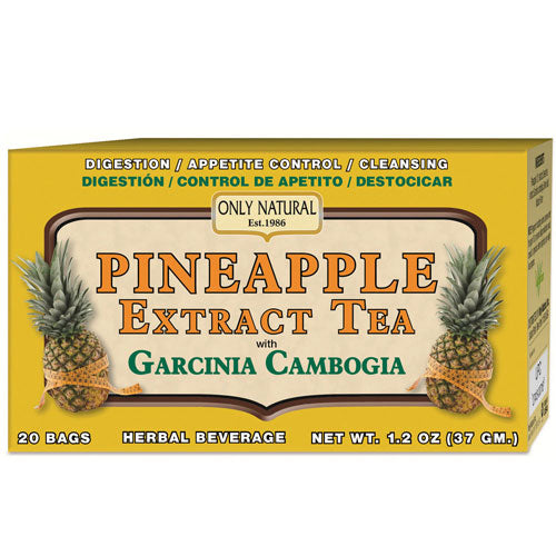 Only Natural, Pineapple Extract Tea, With Garcinia Cambogia 1.2 Oz (20 Bags)