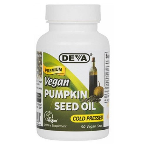 Deva Vegan Vitamins, Vegan Pumpkin Seed Oil, 90 Vcaps
