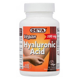 Deva Vegan Vitamins, Vegan Hyaluronic Acid, 100 Mg, 90 Tab