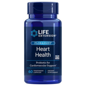 Life Extension, Florassist Heart Health Probiotic, 60 Caps