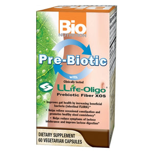 Bio Nutrition Inc, Pre-Biotic Fiber With LLife-Oligo, 1400 mg, 60 Veg Caps