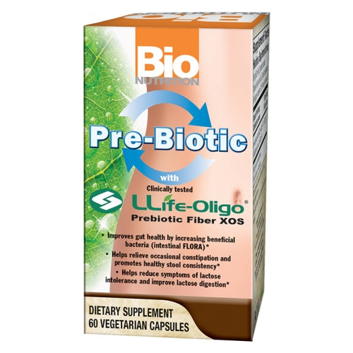 Bio Nutrition Inc, Pre-Biotic Fiber With LLife-Oligo, 1400 mg, 60 Veg Caps