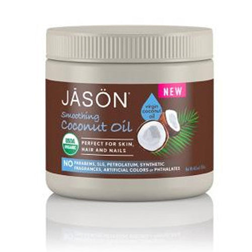 Jason Natural Products, Smoothing Coconut Oil, 15 Oz