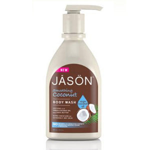 Jason Natural Products, Smoothing Coconut Body Wash, 30 Oz