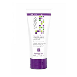 Andalou Naturals, Shower Gel, Refreshing Lavender Thyme 8.5 Oz