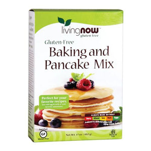 Now Foods, Gluten-Free Baking and Pancake Mix, 17 Oz