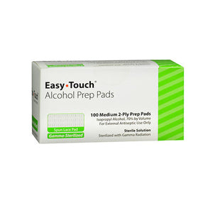 Mhc Medical Products, Easy Touch Alcohol Prep Pads, 100 Each
