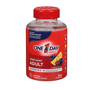 One-A-Day, One-A-Day VitaCraves Adult Multivitamin Gummies, 150 Each
