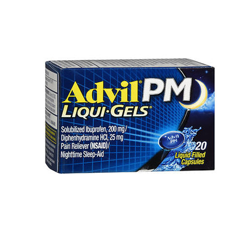 Advil, Advil PM, 20 Liqi Gels