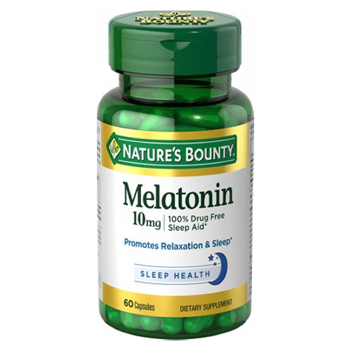 Nature's Bounty, Nature's Bounty Melatonin, 10 mg, 60 Caps