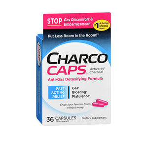 Emerson Healthcare Llc, CharcoCaps Activated Charcoal Capsules, 36 Caps