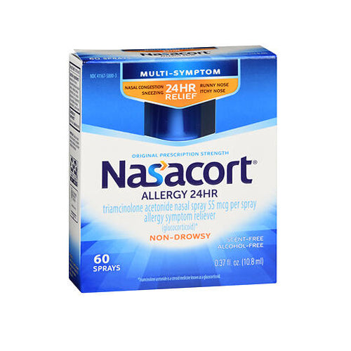 Nasacort, Nasacort Allergy 24 Hr Multi-Symptom Nasal Allergy Spray, 0.37 Oz