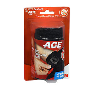 3M, Ace Black Elastic Bandage, 4'' 1 Each