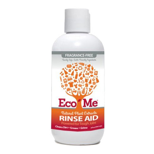 Eco-Me, Auto Dish Rinse Aid Fragrance Free, 8 Oz