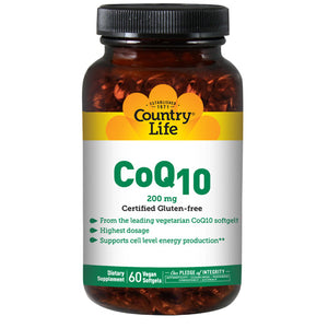 Country Life, CO Q 10, 200 mg, 60 Softgels