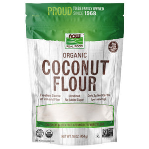Now Foods, Organic Coconut Flour, 16 oz
