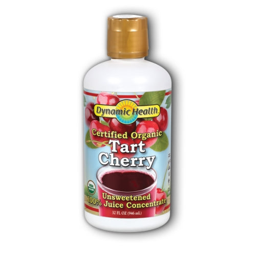 Dynamic Health Laboratories, Organic Tart Cherry Concentrate, 32 Oz