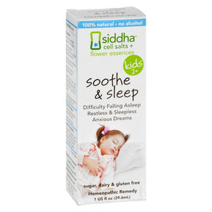 Sidda Flower Essences, Soothe & Sleep For Kids, 1 Oz