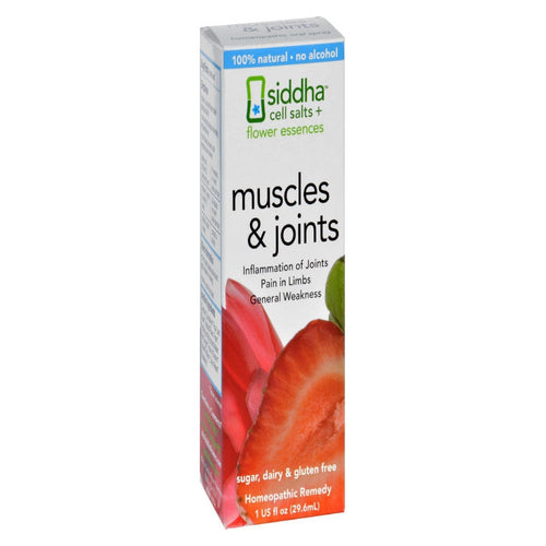 Sidda Flower Essences, Cells Salts + Flower Essences - Muscle & Joints, 1 Oz