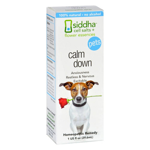 Sidda Flower Essences, Pets - Calm Down, 1 Oz