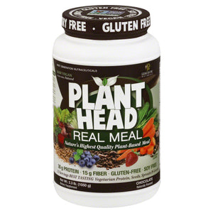 Genceutic Naturals, Plant Head Real Meal, Chocolate 2.3 lb