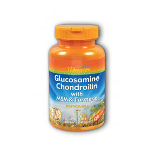 Thompson, Glucosamine & Chondroitin with MSM & Turmeric, 120 Caps