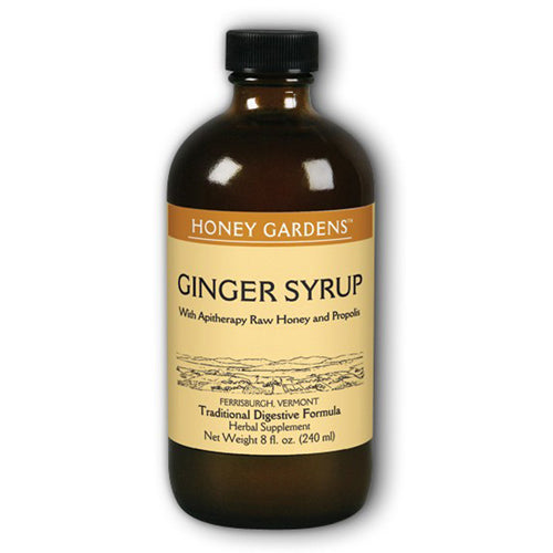 Honey Gardens, Ginger Honey Syrup, 8 Oz