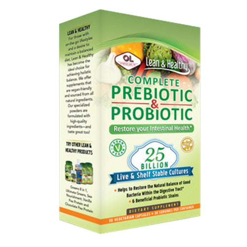 Olympian Labs, Complete Prebiotic & Probiotic, 30 Veg Caps