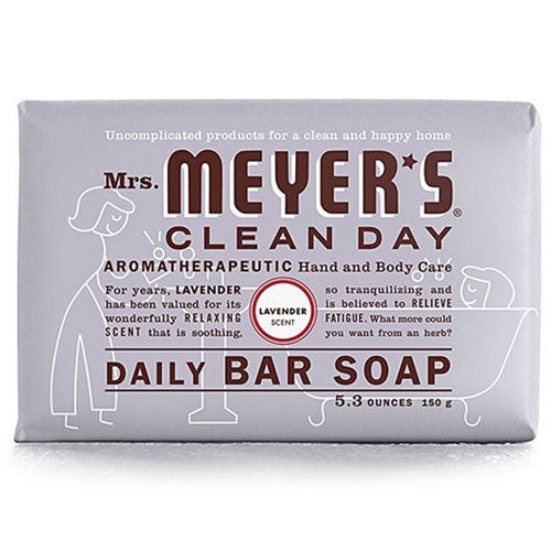 Mrs. Meyer's, Daily Bar Soap, Lavender 5.3 Oz