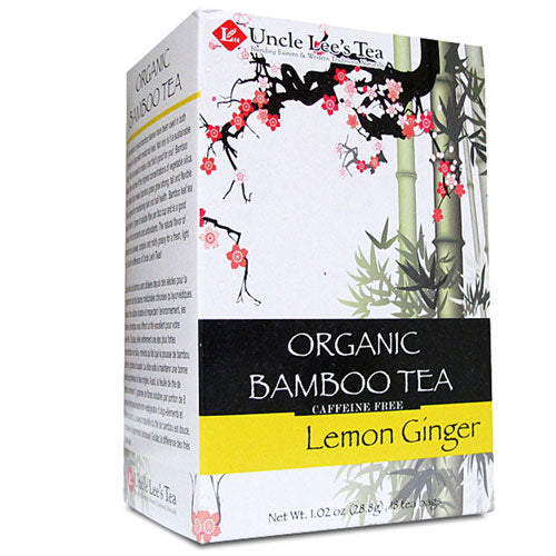 Uncle Lees Teas, Organic Bamboo Tea, Lemon Ginger 18 Bags
