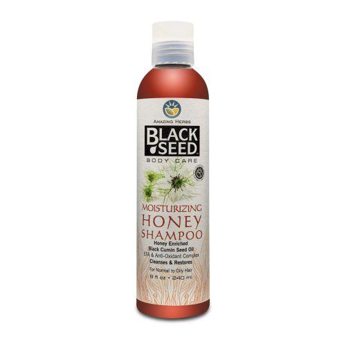 Amazing Herbs, Black Seed Moisturizing Honey Shampoo, 8 oz