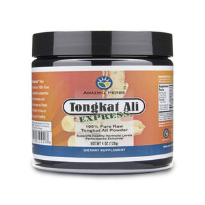 Amazing Herbs, Black Seed Tongkat Ali Express Raw Powder, 4 oz