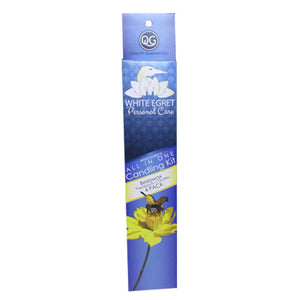 White Egret, Personal All In One Candling Kit, Beeswax 4 Ct