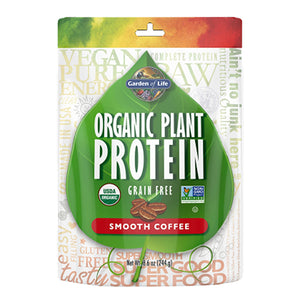 Garden of Life, Organic Plant Protein, Smooth Coffee 9 oz