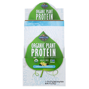 Garden of Life, Organic Plant Protein, Smooth Vanilla 5 oz