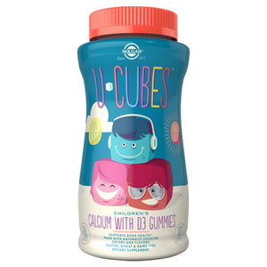 U-Cubes Children's Calcium with D3 120 Gummies by Solgar