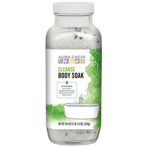 Aura Cacia, Body Soak Bath Salts, Cleanse 18.5 oz