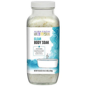 Aura Cacia, Body Soak Bath Salts, Clear 18.5 oz