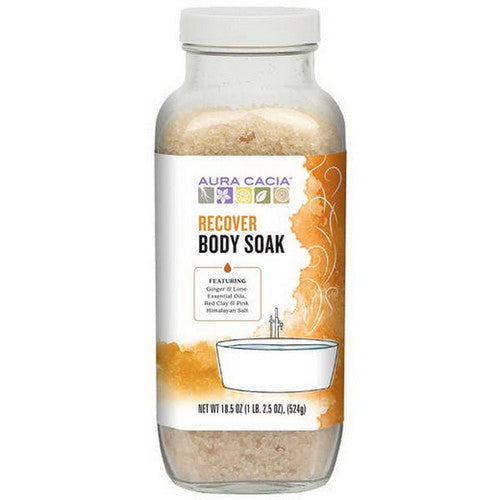 Aura Cacia, Body Soak Bath Salts, Recover 18.5 oz