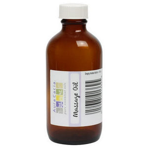 Aura Cacia, Empty Amber Bottle with Writeable Label, 4 oz